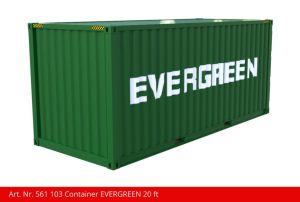 Container 20 ft EVERGREEN gr�n - Kiss Schweiz 561103 Spur 1